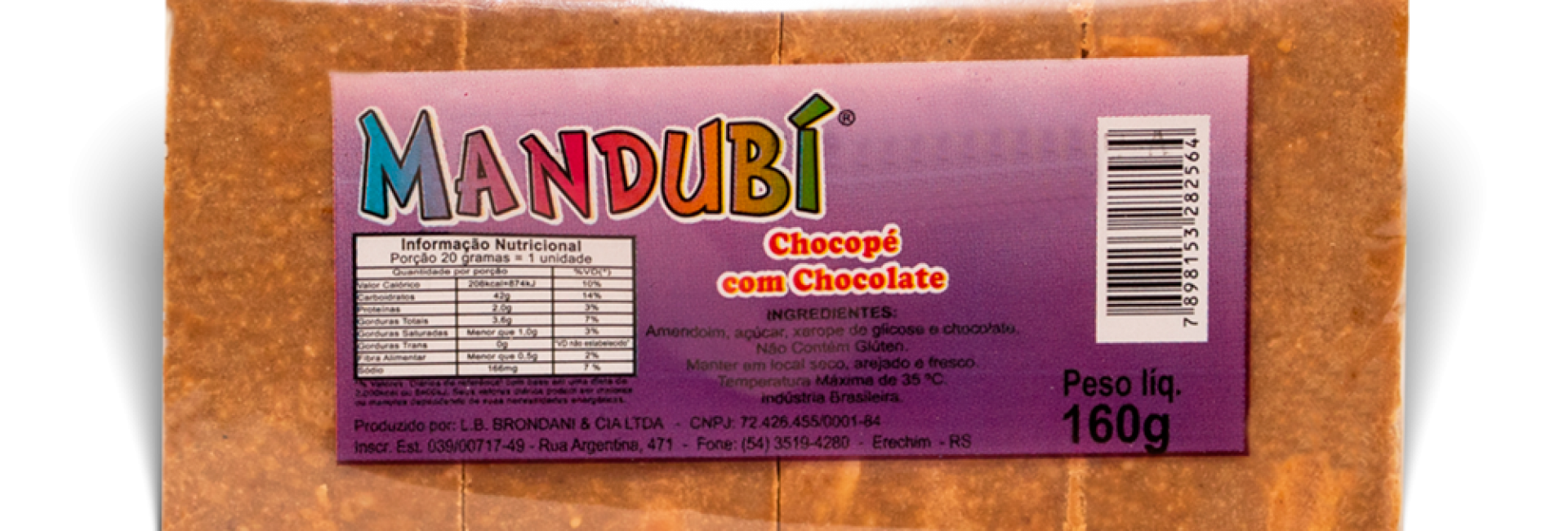 Chocopé com Chocolate 160g